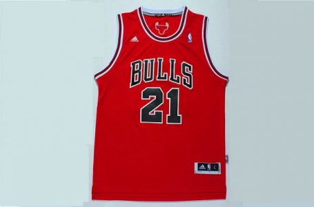 Maillot De Basket Chicago Bulls Jimmy Butler21 Tissus Sportif Fans Edition Rouge